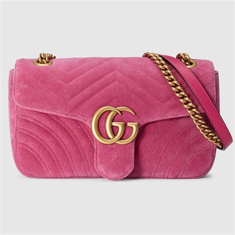 gucci marmont bag velvet pink|gucci marmont price increase.